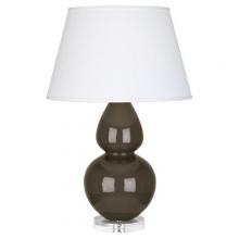 Robert Abbey TE23X - Brown Tea Double Gourd Table Lamp