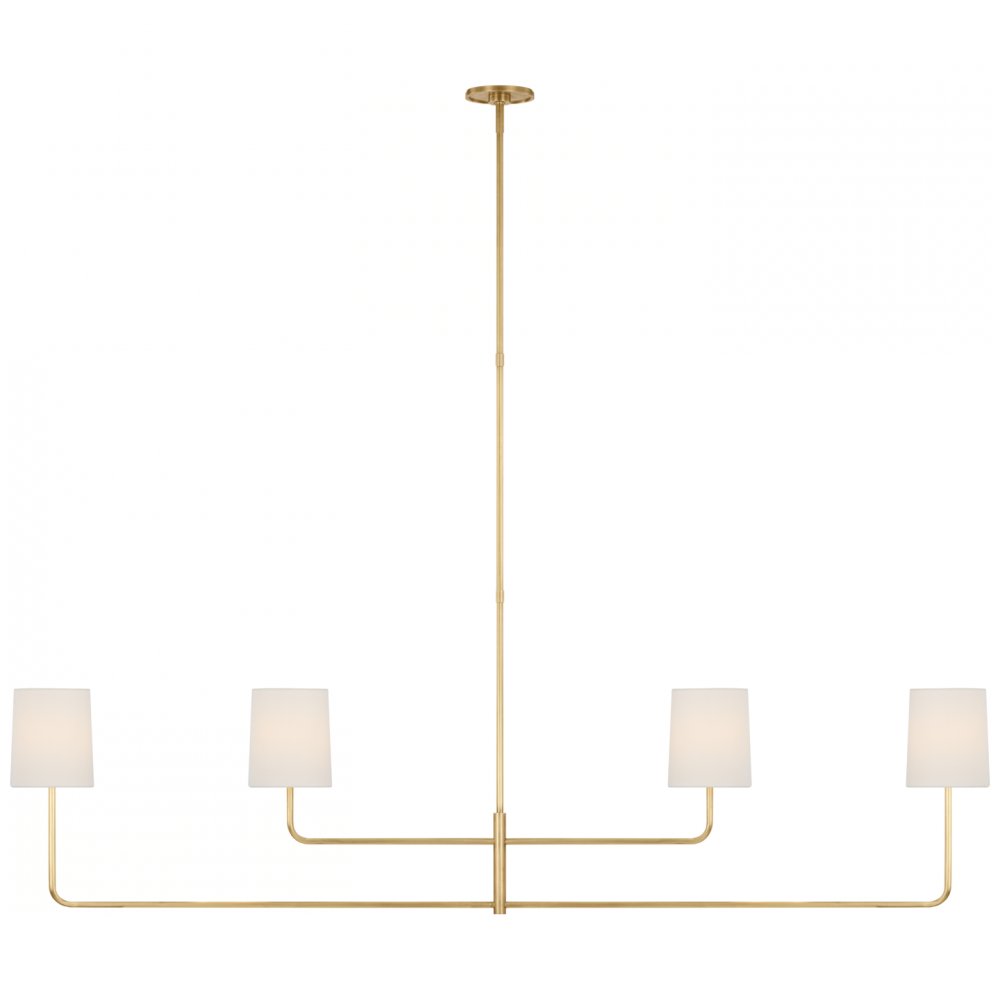 Go Lightly 70&#34; Four Light Linear Chandelier