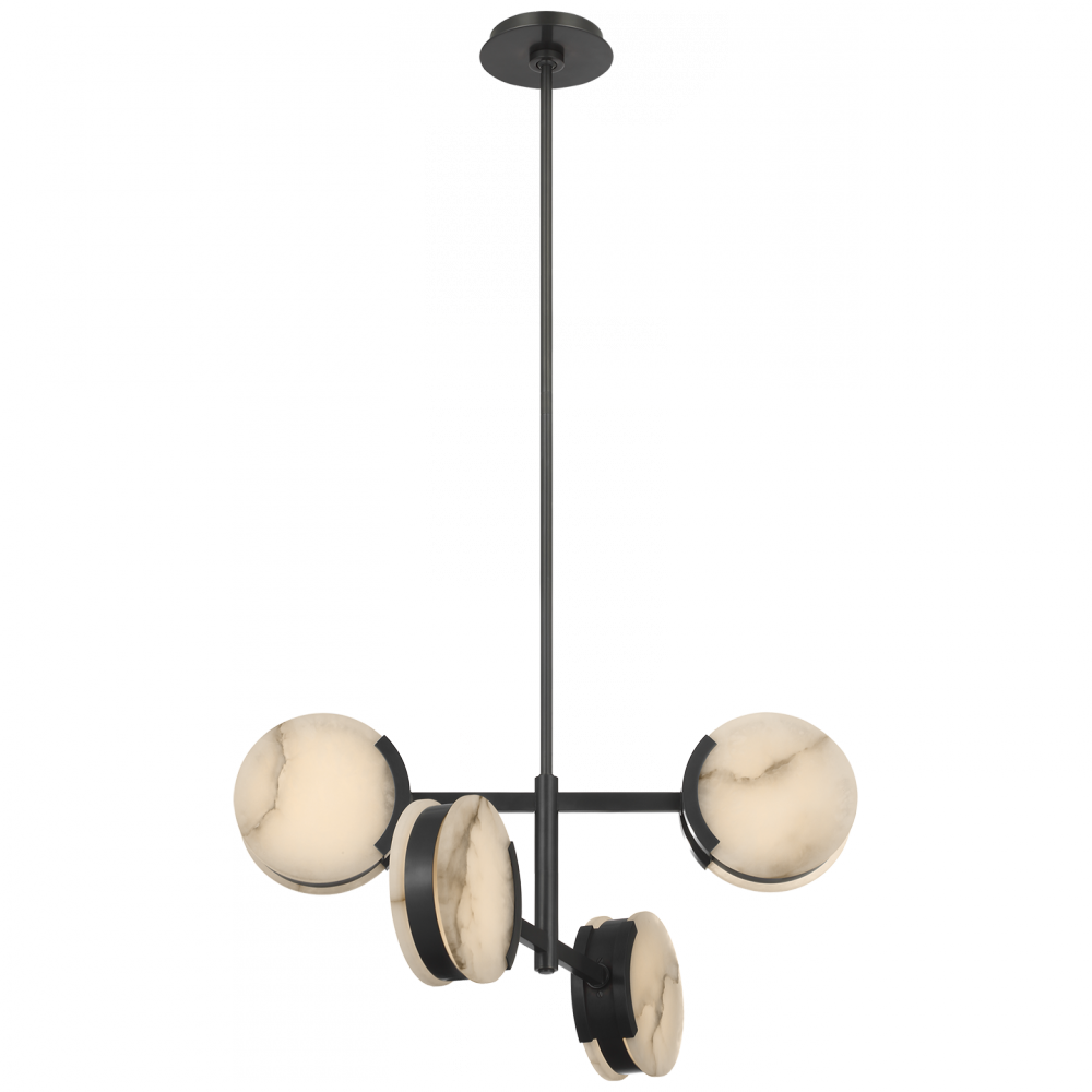 Melange 25&#34; Multi-Positional Semi-Flush Chandelier