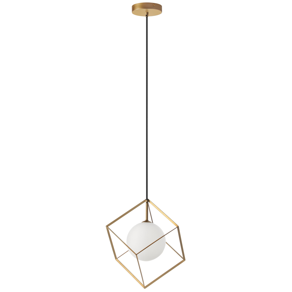 1LT Halogen Pendant Gold