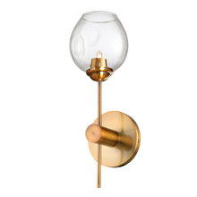  ABI-141W-VB-CLR - 1 Light Halogen Wall Sconce, Vintage Bronze with Clear Glass