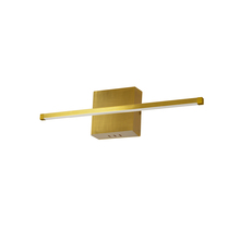  ARY-2419LEDW-AGB - 19W LED Wall Sconce, Aged Brass with White Acrylic Diffuser