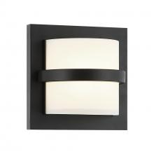 Matteo Lighting S15807MB - 1 LT 7â€W "BRAMPTON" MATTE BLACK WALL SCONCE