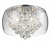 Matteo Lighting M31004 - Glass-Encased Bubble Droplet Ceiling Mount