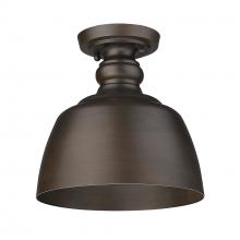 Golden Canada 0316-FM RBZ - Holmes Flush Mount in Rubbed Bronze