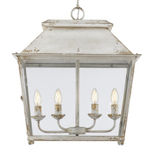 Golden Canada 0804-4P AI - Abingdon 4-Light Pendant in Antique Ivory