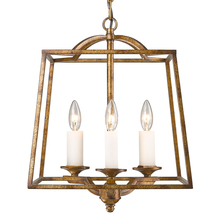 Golden Canada 3072-3P GG - Athena 3 Light Pendant in Grecian Gold (Incandescent)