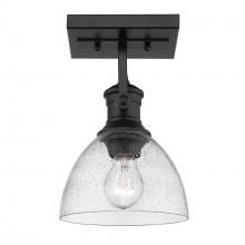 Golden Canada 3118-1SF BLK-SD - 1 Light Semi-Flush