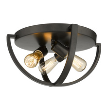 Golden Canada 3167-FM15 EB - Colson EB 15" Flush Mount in Etruscan Bronze