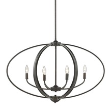 Golden Canada 3167-LP EB - Colson EB Linear Pendant (with shade) in Etruscan Bronze