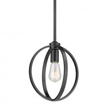 Golden Canada 3167-M1L BLK - Colson BLK Mini Pendant in Matte Black