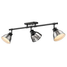 Golden Canada 3602-3SF BLK-PW - Duncan Semi-Flush - Track Light