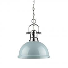Golden Canada 3602-L CH-SF - 1 Light Pendant with Chain