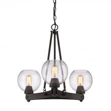 Golden Canada 4855-3 RBZ-SD - 3 Light Chandelier