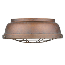 Golden Canada 7312-FM CP - Bartlett Flush Mount in Copper Patina