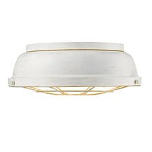 Golden Canada 7312-FM FW - Bartlett Flush Mount in French White