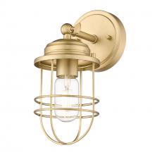 Golden Canada 9808-1W BCB - Seaport 1-Light Wall Sconce in Brushed Champagne Bronze