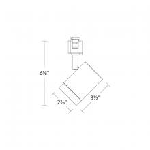 WAC Canada J-7012-CS-BK - Ocularc 7012 - 5CCT Track Luminaire