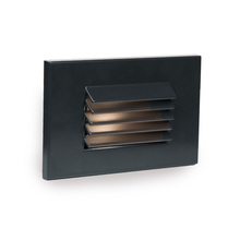 WAC Canada 4051-30BK - LED Low Voltage Horizontal Louvered Step and Wall Light