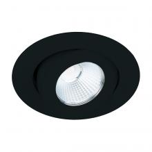 WAC Canada R2BRA-S930-BK - Ocularc 2.0 LED Round Adjustable Trim with Light Engine and New Construction or Remodel Housing