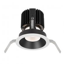 WAC Canada R4RD1T-W830-BKWT - Volta Round Shallow Regressed Trim with LED Light Engine