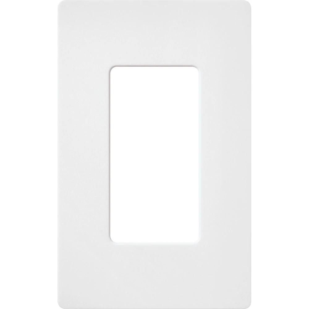 SATIN COLOR 1-GANG WALLPLATE SNOW