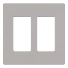 Lutron Electronics CW-2-GR - CLARO WALLPLATE 2 GNG GR