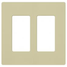 Lutron Electronics SC-2-SA - SATIN WALLPLATE 2G SA