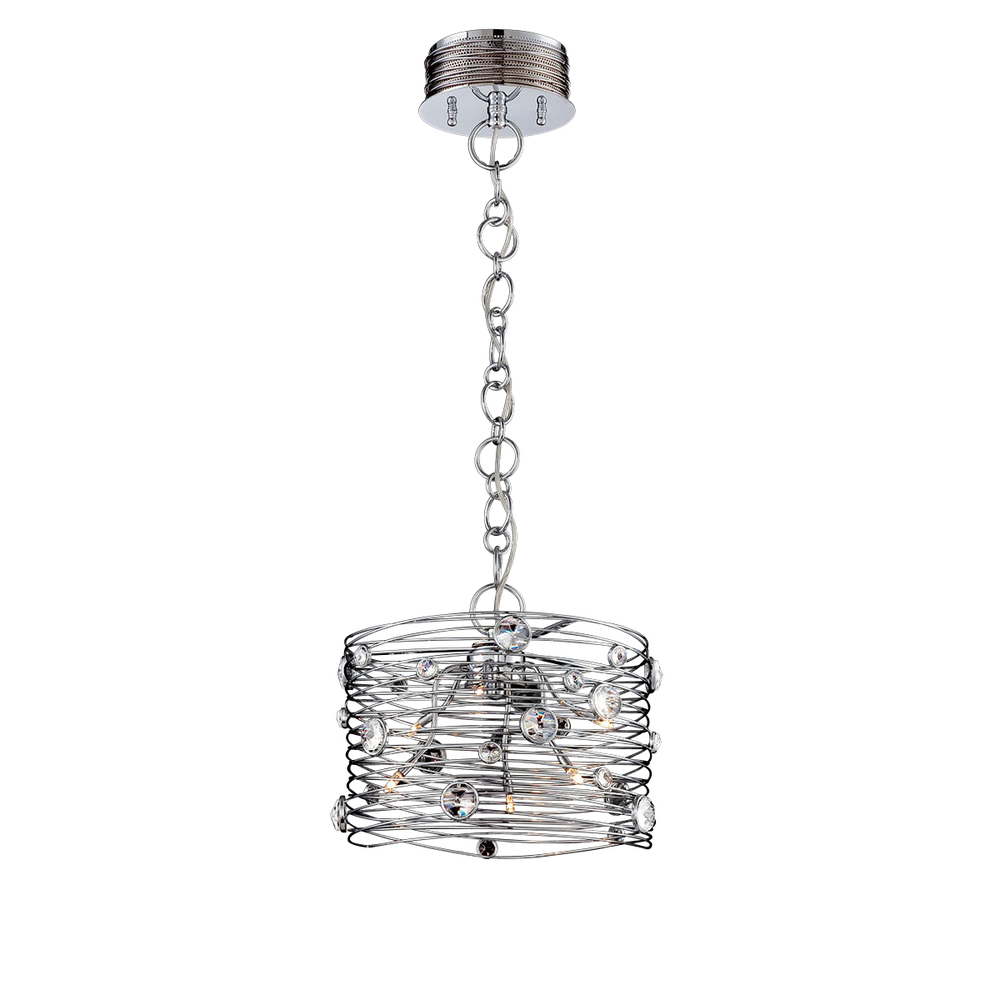 CORFO,6LT CHANDELIER,CHR/CLR