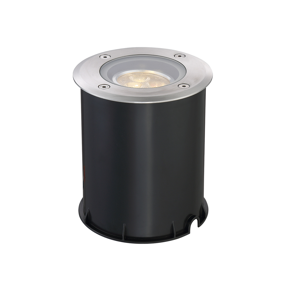 Outdr, LED Inground, Rd, 3x2w, Ss