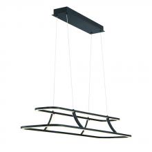 Eurofase 43877-010 - Cadoux 1 Light Chandelier in Black