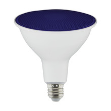 Satco Products Inc. S29482 - 11.5 Watt PAR38 LED; Blue; 90 degree Beam Angle; Medium base; 120 Volt