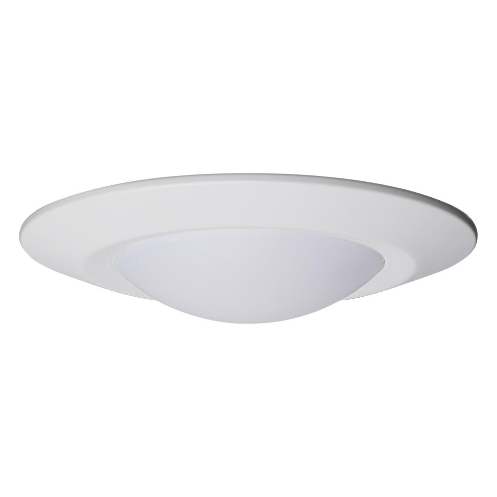 7.5 Inch; LED Flush Mount Fixture; Disk Light; Round; 13 Watt; 3000K; White Finish; 12pk