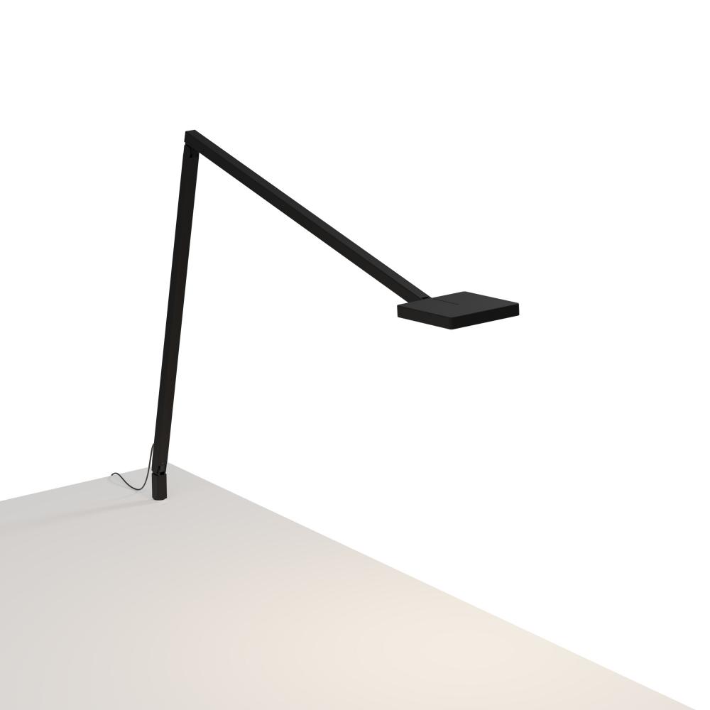 Foccacia Desk Lamp (Matte Black) with Through-Table Mount