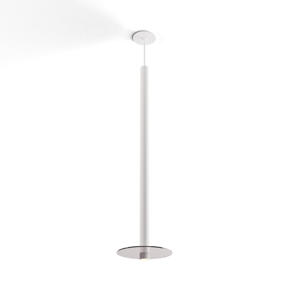 Combi Pendant 36" Single Unit Matte White with Matte White Canopy