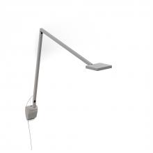 Koncept Inc FCD-2-SIL-WAL - Foccacia Desk Lamp (Silver) with Wall Mount