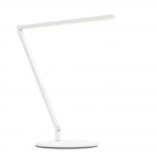 Koncept Inc ZBD1000-W-MWT-DSK - Z-Bar Solo Desk Lamp Gen 4 (Warm Light; Matte White) with Desk Base