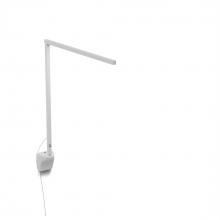 Koncept Inc ZBD1000-W-MWT-WAL - Z-Bar Solo Desk Lamp Gen 4 (Warm Light; Matte White) with Wall Mount