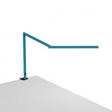 Koncept Inc ZBD3100-W-KNB-2CL - Z-Bar Mini Desk Lamp Gen 4 (Warm Light; Koncept Blue) with Desk Clamp (Matte Black)