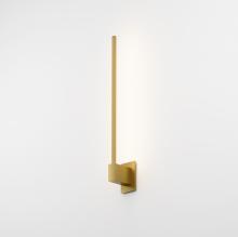 Koncept Inc ZBW-24-4-EM-SW-GLD - Z-Bar Wall Sconce, Soft Warm, Gold, 24," End Mount