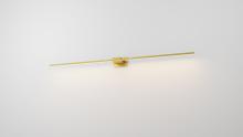 Koncept Inc ZBW-48-4-CM-SW-GLD - Z-Bar Wall Sconce, Soft Warm, Gold, 48," Center Mount