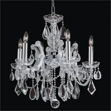 Glow Lighting 561AD6LSP-7C - Maria Theresa Pendant Chandelier