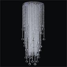 Glow Lighting 566BW6LSP-7C - Crystal Rain Wall Sconce