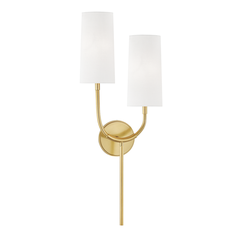 2 LIGHT WALL SCONCE