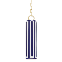 Hudson Valley 2384-AGB/BL - 1 LIGHT PENDANT