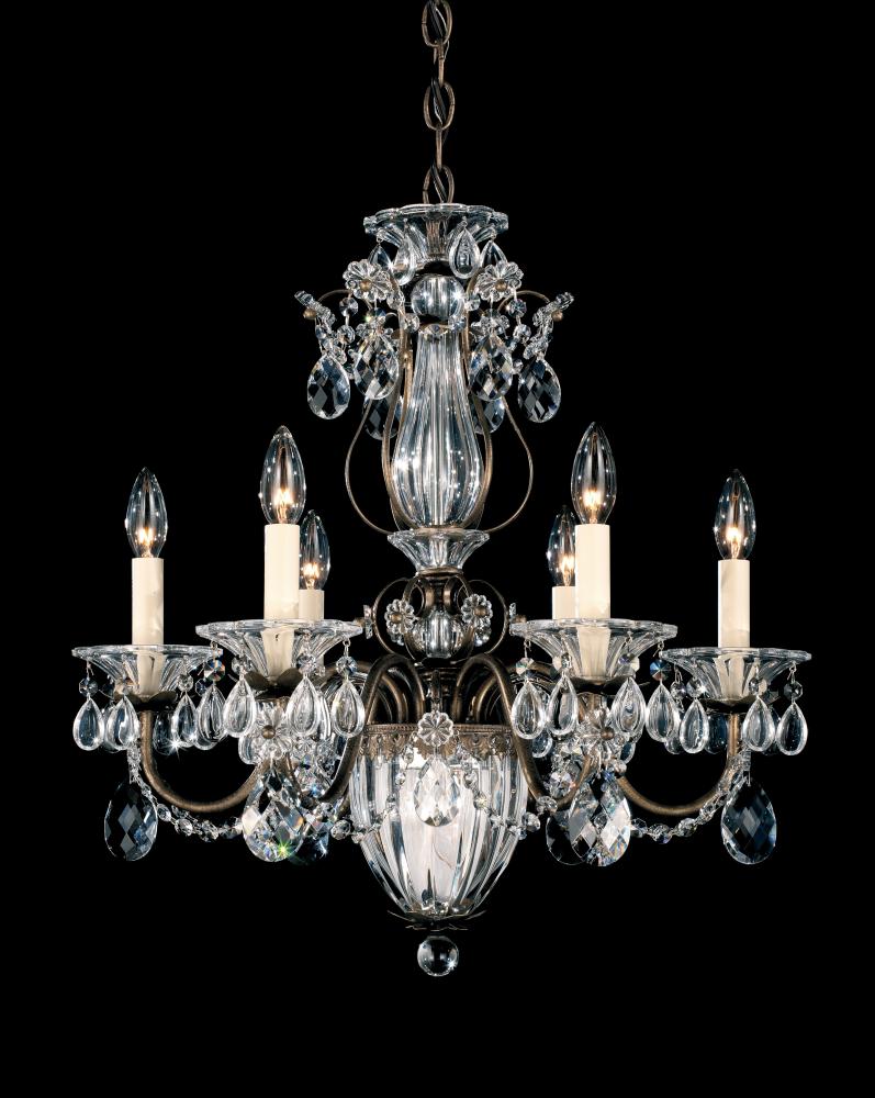 Bagatelle 7 Light 120V Chandelier in Heirloom Gold with Heritage Handcut Crystal