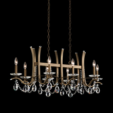 Schonbek 1870 VA8435N-48H - Vesca 8 Light 120V Chandelier in Antique Silver with Heritage Handcut Crystal