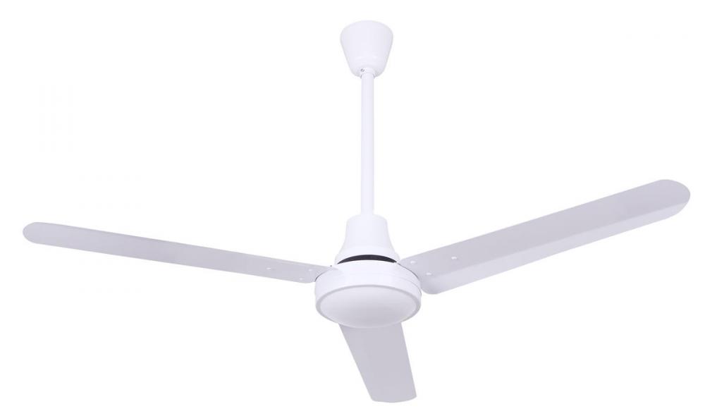 48" White Weatherproof DC Industrial Fan