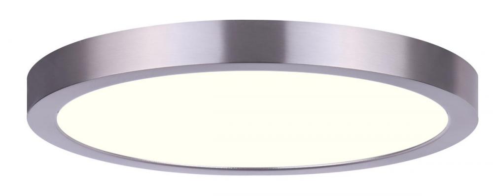 Led Disk Light Integrated Light, Brushed Nickel Finish