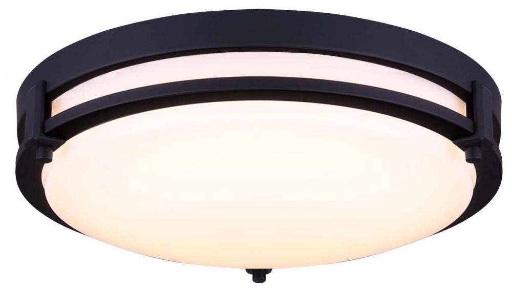 Gilda LED Integrated Flush Mount Light, Black Finish